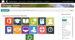 Desktop Screenshot of moodle.chi.ac.uk