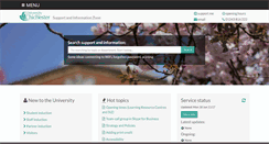 Desktop Screenshot of help.chi.ac.uk